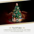 thumbnail image 2 of Spode Christmas Tree Miniature Christmas Village Figural Decoration, LED Lighted Christmas Village Set, Ceramic Holiday Decor - Dolomite Christmas Collectible for Indoor Display (Tree), 2 of 7