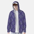 thumbnail image 2 of Balery Lavender Flowers Sudadera ligera de manga larga con capucha y protección solar UPF 50+ para hombre y mujer, ideal para pesca y running-3X-Large, 2 of 7