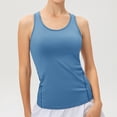 thumbnail image 2 of Womens Racerback Tank Tops Sleeveless Tank Tops for Women Scoop Neck T-Shirt Yoga Running Shirts for Women Lightweight Racerback Breathable Tee, 2 of 5