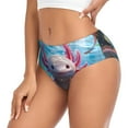 thumbnail image 2 of Fotbe Cute Underwater Axolotl Calzones Estampados para Mujer – Ropa Interior de Algodón, Cómoda, Suave y Elástica-Medium, 2 of 6