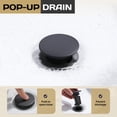 thumbnail image 6 of WOWOW 8 in. Widespread Double Handle Bathroom Faucet in Matte Black, 6 of 9