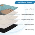thumbnail image 3 of FORMRS 13-13.3 inch Laptop Sleeve Case Soft Carrying Quilted Computer Bag Cover, Cartoon Capybaras, 3 of 7