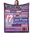 thumbnail image 1 of LHSHID Sweet 16 Gifts for Girls 16th Birthday Gifts for Girls Throw Blanket Birthday Gifts for 16 Year Old Girl 16th Birthday Gift Ideas Sweet 16 Birthday Decorations for Girl Teen 50x60in, 1 of 6