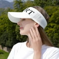 thumbnail image 5 of SERTG Women's Visor Summer Sun Hat Sun Protection Empty Hat Korean Version Travel Cool Hat Beach Hat Grass Hat Cycling Sports Cap(White,Free Size), 5 of 9