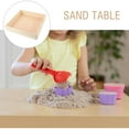 thumbnail image 3 of TABLZONE Small Sand Box Wooden Sand Tray for Outdoor Play Safe Use 1Set, 3 of 7