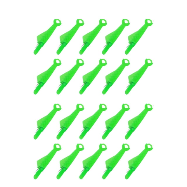 kurtrusly Green Sewing Machine Needle Threader Easy Threading Even In Low Light Fish Mouth Sewing Machine green 20pcs