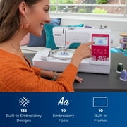 Brother PE545 Embroidery Machine with Built-in Designs and Wireless Connectivity