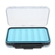 thumbnail image 2 of Caja para moscas, caja para moscas, transparente, doble, para aparejos de pesca, caja para anzuelos, caja para pesca con mosca, características líderes en su clase, 2 of 8