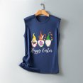 thumbnail image 2 of Tops de chaleco sueltos estampados vintage para mujeres y hombres Fridja qr2946, 2 of 4