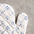 thumbnail image 2 of Faience 100% Cotton Set of Oven Mitt (7.5 Inch by 13 Inch) and Pot Holder (8 Inch by 8 Inch) for BBQ | Cooking | Baking | Grilling | Microwave | Barbecue | Spring/Summer, 2 of 8