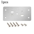 thumbnail image 1 of Cabinet Hinge Repair Plate Hinge Side Plate Repair Tool Kit With Mounting Screws, 1 of 1