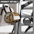 thumbnail image 6 of ZIATUBLE Sunflower Cow Toilet Paper Dispenser Cow Print Hanging Paper Towel Holder with Smooth Zipper Roll Paper Towel Storage Case Reusable Paper Pouches for Easy Storage and Carrying, 6 of 7