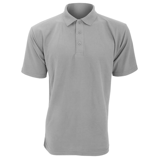 UCC 50/50 Mens Plain Pique Short Sleeve Polo Shirt