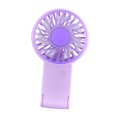thumbnail image 4 of Mini ventilador de mano recargable inalámbrico pequeño y potente ventilador de escritorio regalo de verano violeta, 4 of 9
