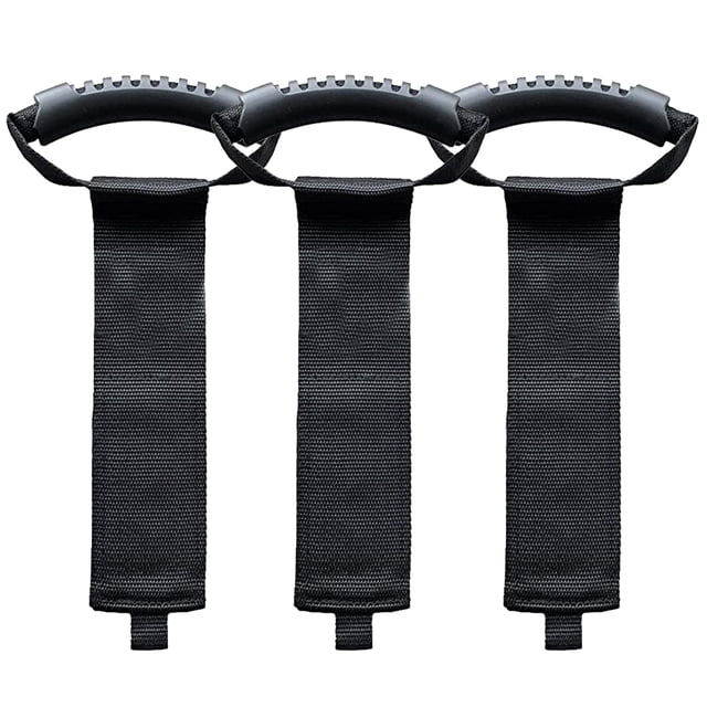 4 correas de almacenamiento portátiles y resistentes con gancho para cinturón, cable de extensión, soporte para mangueras de piscina, barco y jardín.
