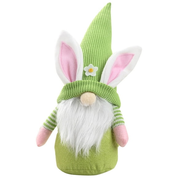CEHVOM Easter Gnomes Bunny Decoration 40cm Dwarf Faceless Doll Plush Rabbit Doll Kids Clearance