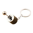 thumbnail image 2 of harmtty Key Chain Multi-purpose Memorable Collective Reusable Fine Craftsmanship Souvenirs Gift Creative Auto Part Model Gear Shifter Keychain Toy for Wallet,Black, 2 of 8