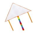 thumbnail image 2 of Cometa triangular en blanco para niños, kit para colorear y hacer garabatos, ideal para actividades al aire libre, ideal para deportes educativos., 2 of 14