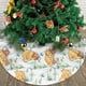 thumbnail image 3 of Falda para árbol de Navidad de Winnie The Pooh, suave y divertida, decoración navideña navideña de granja de 30", 3 of 4
