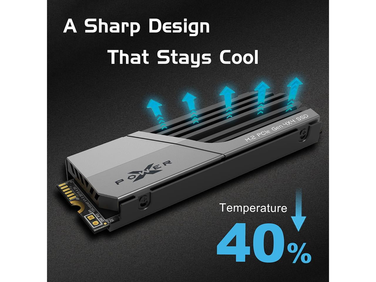 SILICON POWER Xpower XS70 - SSD - 2 TB - internal - M.2 2280