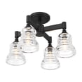 thumbnail image 7 of Crystorama Lighting Group GRG-1045-MK Gregory 4 Light 17" Wide Semi-Flush Ceiling Fixture, 7 of 7