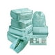 thumbnail image 1 of 8 unids/set bolsa de almacenamiento de equipaje de gran capacidad embalaje ropa zapatos organizador cosméticos bolsa de viaje al aire libre para Envolturas para manijas de equipaje Azul claro Minnieouse AP012006-04, 1 of 6