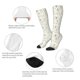 thumbnail image 3 of Fotbe Flower Rabbit Calcetas Divertidas Estampadas para Hombre y Mujer, Calcetas de Algodón hasta la Rodilla para Caminar, Correr, Enfermería y Embarazo, 3 of 6