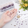 thumbnail image 3 of PH 250~300g Irregular Tumbled Chip Beads Natural Amethyst Beads Rose Quart Chips Beads Pink Purple Undrilled Loose Gemstone Bead for Jewelry DIY, 3 of 6