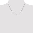 thumbnail image 3 of Auriga Fine Jewelry 14K White Gold .7mm Box Chain Necklace 24inch for Women, 3 of 4
