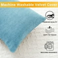 thumbnail image 4 of 2-Pack Green Microfiber Mini Pillows,Machine Washable Travel Pillows,Soft Memory Foam Travel Size 11X7 Inches,Machine Washable for Neck,Knee,Lumbar Support,Ideal for Napping,Pet Comfort,Blue, 4 of 8