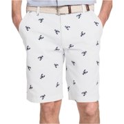 IZOD Mens Lobster Print Casual Chino Shorts