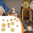 thumbnail image 4 of Elodie 12 Pieces Clock Hand Nut Assortment Brass Components Grandfather Clock Parts, 4 of 8