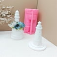 thumbnail image 4 of Lighthouse Silicone Cup Molds for Epoxy Resin, Tealight Holder, Stand, Decoration, Plaster Silicone Molds, 4 of 8