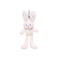 thumbnail image 2 of Llavero de peluche de conejo para mochila, adorno colgante de llavero de conejo para bolso Blanco, 2 of 9