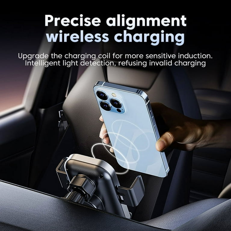 Automatic Infrared Induction Car Wireless Charger Car Air Vent Mobile Phone  Fast Charging Holder Car Accessories, Office Accessories, School Supplies