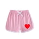 thumbnail image 1 of Odeerbi 1-8 Años Niños Niñas Pantalones Cortos de Algodón de Verano Love Print Workout Pantalones Cortos Deportivos Casual Sueltos Pantalones Cortos Cómodos, 1 of 3