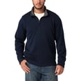 thumbnail image 1 of Sudadera de polar con cierre de un cuarto Wrangler Authentics color índigo oscuro talla M, 1 of 3