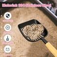 thumbnail image 2 of Sturdy Stainless Steel Cat Litter Scoop with Reinforced Comfort Handle, Heavy Duty Scoop with Double Mesh Design, Yellow, 2 of 9