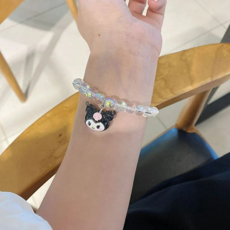 5Pcs Kawaii Sanrio Bracelet Kuromi Cinnamoroll Beaded 5Pcs Kawaii Sanrio Bracelet Kuromi Cinnamoroll Beaded