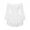 White, variant on Women Mini Romper Off Shoulder Long Sleeve Solid Color Summer Casual Jumpsuit