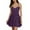 Dark Purple, variant on Women's Spaghetti Straps Sequin Homecoming Dresses for A-Line Short Prom Party Dress Dark Purple S