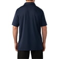 thumbnail image 2 of ASICS Womens Hex Polo Shirt, navy, XL, 2 of 2