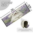 thumbnail image 6 of Wobogo Happy Havanese Dog Bedside Long Rug Delicate and Soft Modern Indoor Area Decor Non Slip Carpet for Bed Room Corridor Entrance Balcony, 6 of 8