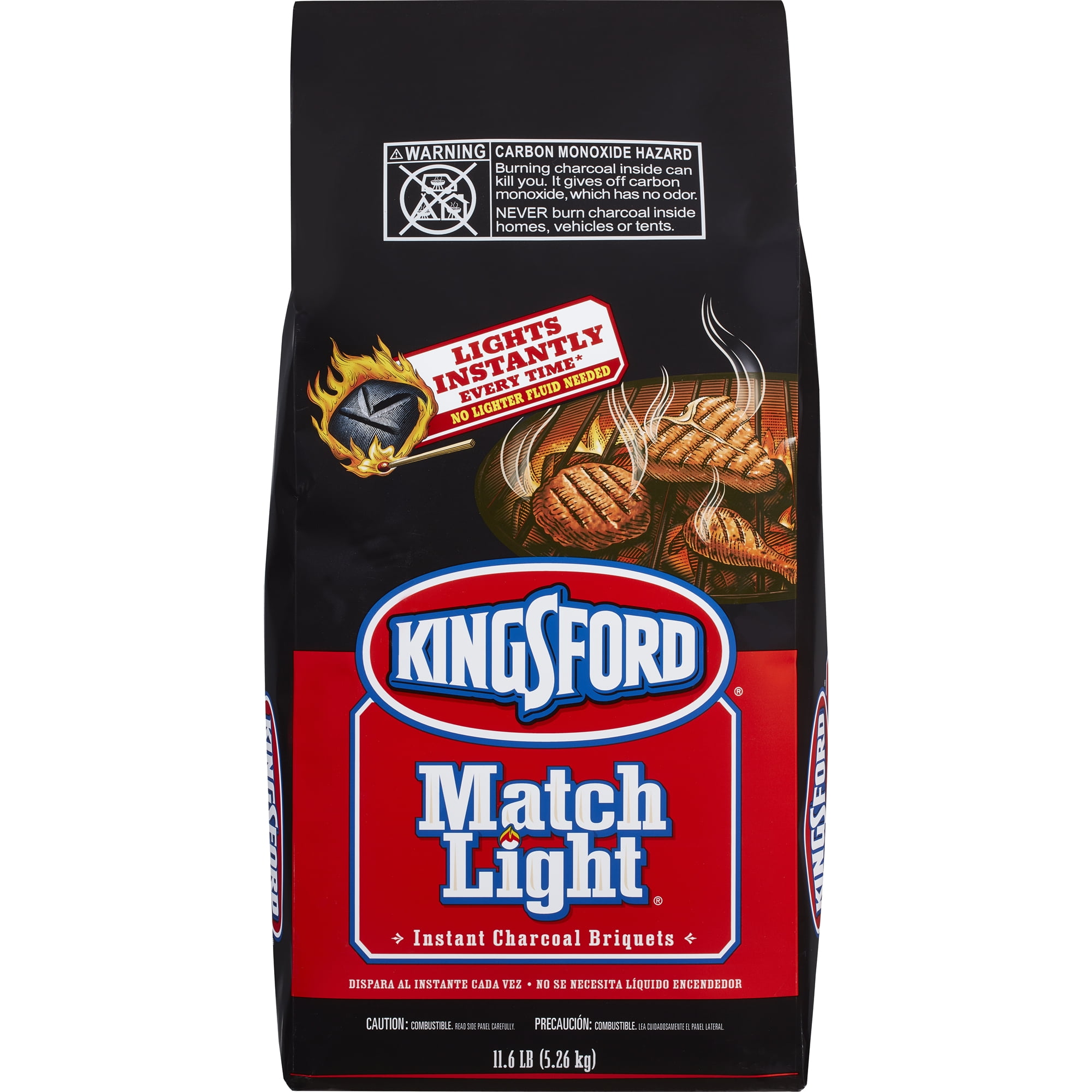 11.6 lbs Kingsford Match Light Charcoal Briquettes PACK OF 4 