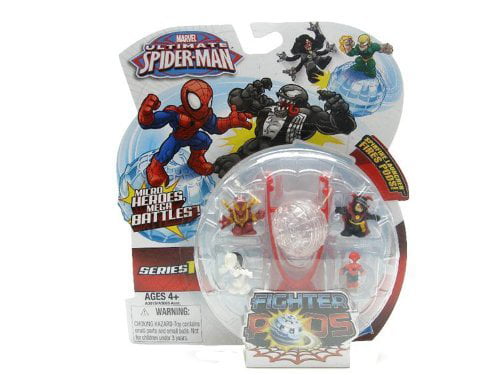 Hasbro Fighter Pods Marvel Superheros Amazing Ultimate Spider-Man Venom Figure C 