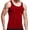 Z368 Red, variant on Landzoo Men'S Tank Tops Solid Color Sleeveless Crew Neck Undershirt Summer Lightweight Men Vest Size L Beige