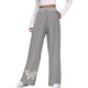 thumbnail image 4 of Pantalones de yoga estampados con cordón de pierna ancha y cintura elástica alta informal para mujer Pompotops ulkah938607, 4 of 5