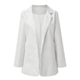 thumbnail image 2 of Gvmfive Women's Solid Lapel Neck Suit Coat Pockets Slim Outwear Blazer, 2 of 4