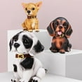 thumbnail image 5 of (1 pieza/venta de cachorro caqui) material de resina con montura de gafas creativa, 5 of 5