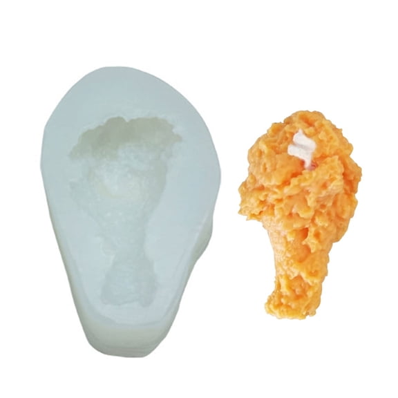 Silicone Moulds Fried Chicken Leg Molds Gypsum Mould Clay Molds Cake Chocolate Molds for Baking